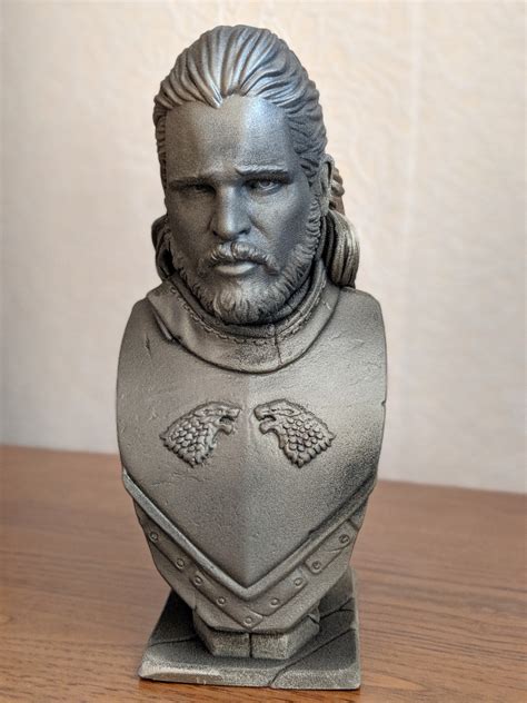 jon snow stl|3D Printable Jon Snow bust by Eastman .